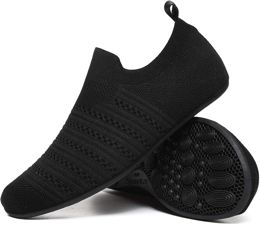 CanLeg Adult Indoor House Slippers Lightweight Elderly Non Slip Home Socks Shoes for Women Men