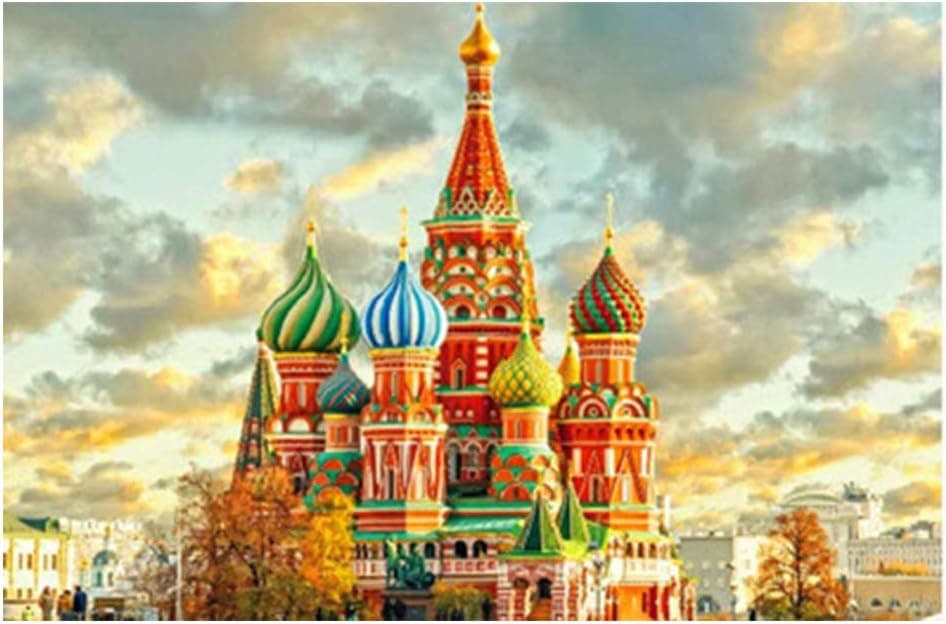 Kanxiner Jigsaw Puzzle 1000 Pieces, Russian Castle, Puzzle Games Jigsaw Puzzle for Adults Teens