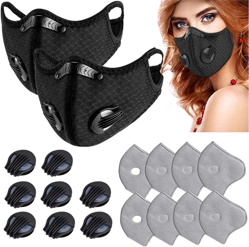 Breathable Anti-Dust Cover Valve Haze Anti-Pollution Air Breathing Filter Accessories, Flux Valves, DIY Handmade Sewing（Shipped in the US, signed in 2-5 days） ((2+8+8pcs))