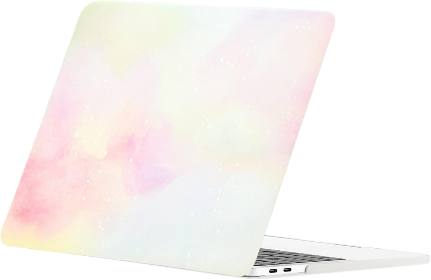 TOP CASE MacBook Pro 13 inch Case 2019 2018 2017 2016 Release A2159, A1989, A1706, A1708, Watercolor Art Series Rubberized Hard Case Compatible MacBook Pro 13" W/WO Touch Bar – Cotton Candy Dot