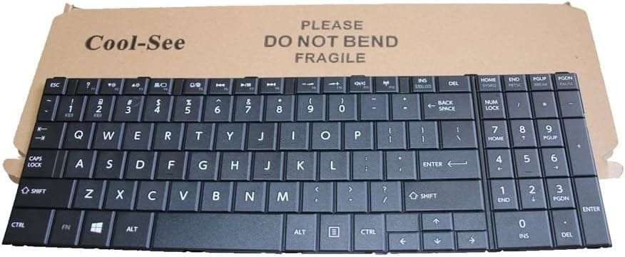 Cool-See Replacement Keyboard For Toshiba satellite C50-B C50D-B C55-B C55D-B C50A-B C50-B1500 C50-B1503 C55-B5101 C55D-B5102 C55D-B5208 C55-B5302 C55D-B5310 Series
