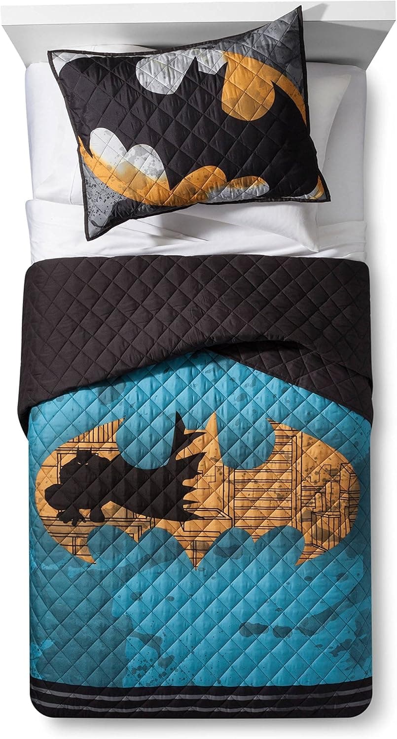 Batman Quilt Twin/Full and Sham