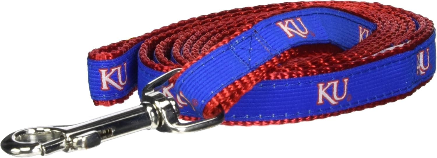 NCAA Kansas Jayhawks Dog Leash, Small