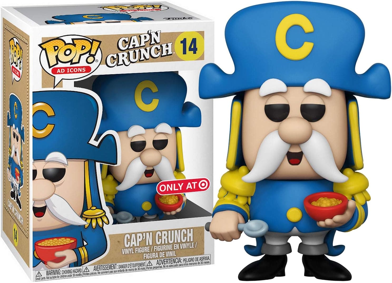 Funko Pop Ad Icons Cap'n Crunch (Target Exclusive) Vinyl Collectible Figure #14