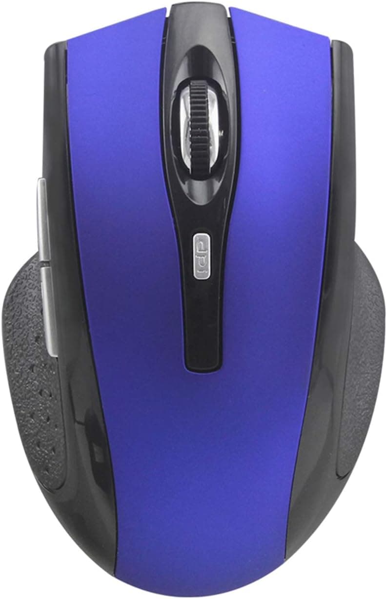 Bluetooth Wireless Mouse,Rechargeable Silent Mouse with Blue Light,1000 DPI 4 Buttons Mice for Notebook PC Laptop Computer Windows/Android Tablet/Microsoft/MacBook Pro (Blue)