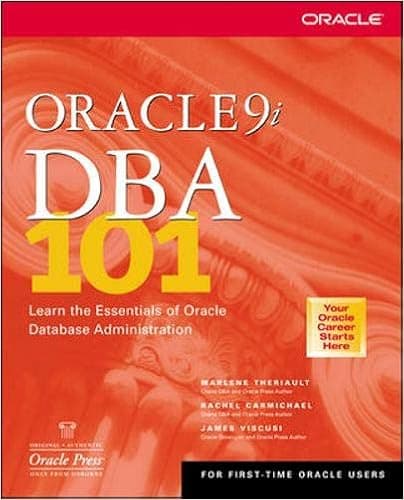Oracle9i DBA 101