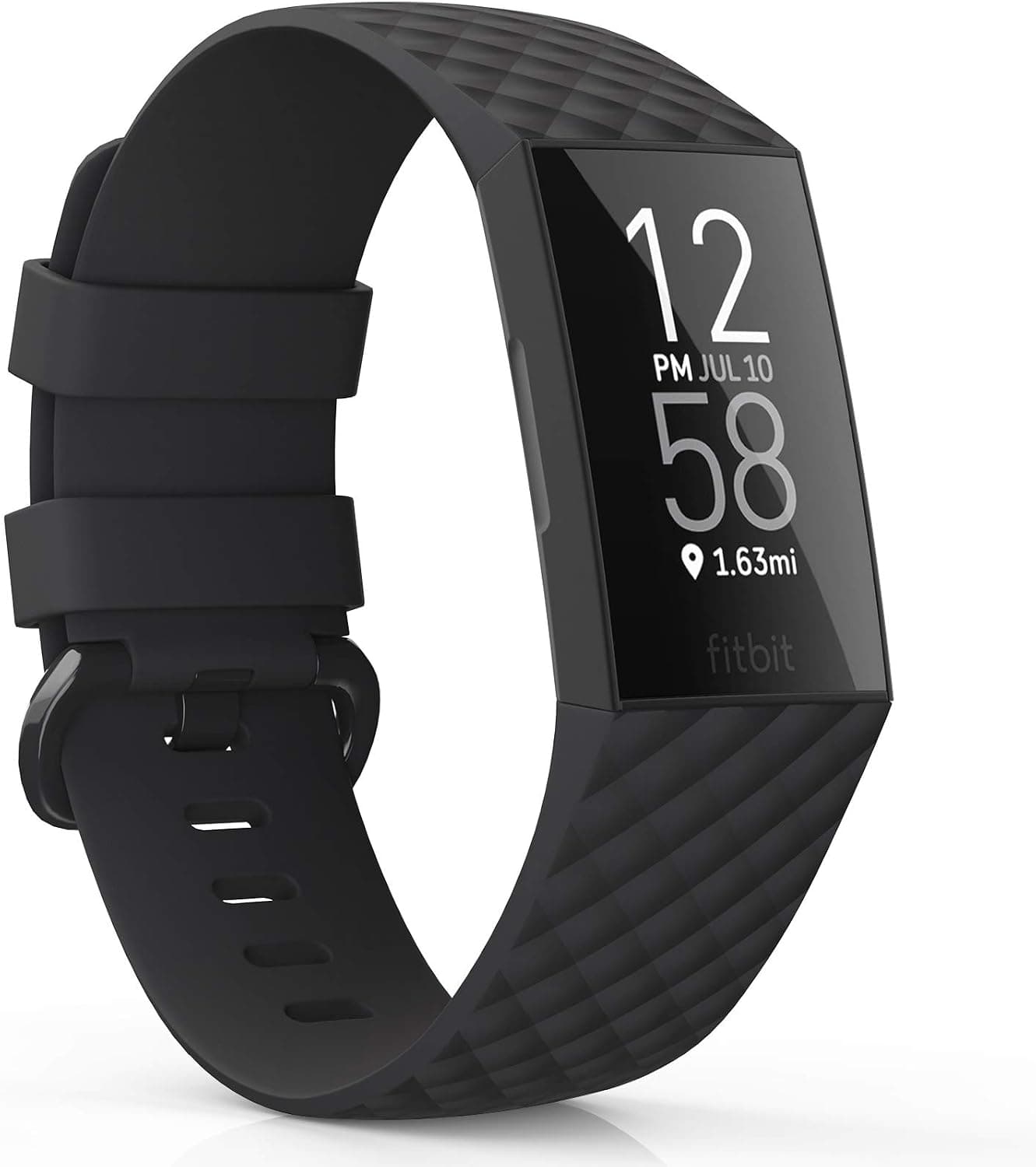EUCARLOS Replacement Bands for Fitbit Charge 4 / Charge 3, Waterproof Sport Watch Strap Fitness Wristbands for Women Men - Available in 18 Colors (Small, Black)