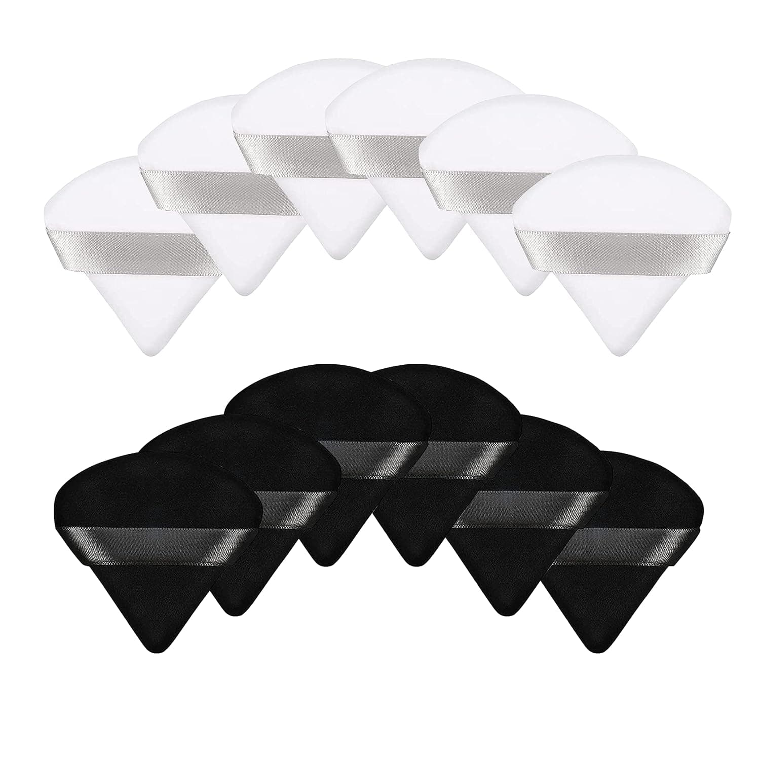 12 Pieces Powder Puff Soft Makeup Sponge Makeup Puff Triangle Powder Puffs for Face Powder Foundation Wet Dry Beauty Makeup Tool