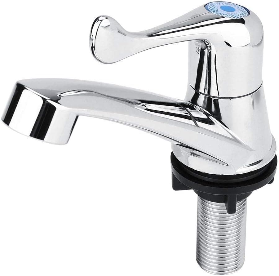 Beennex Water Faucet - Single Cold Faucet Bathroom Basin Kitchen Sink Water Tap(3 Types) (Type : Tail Handle)