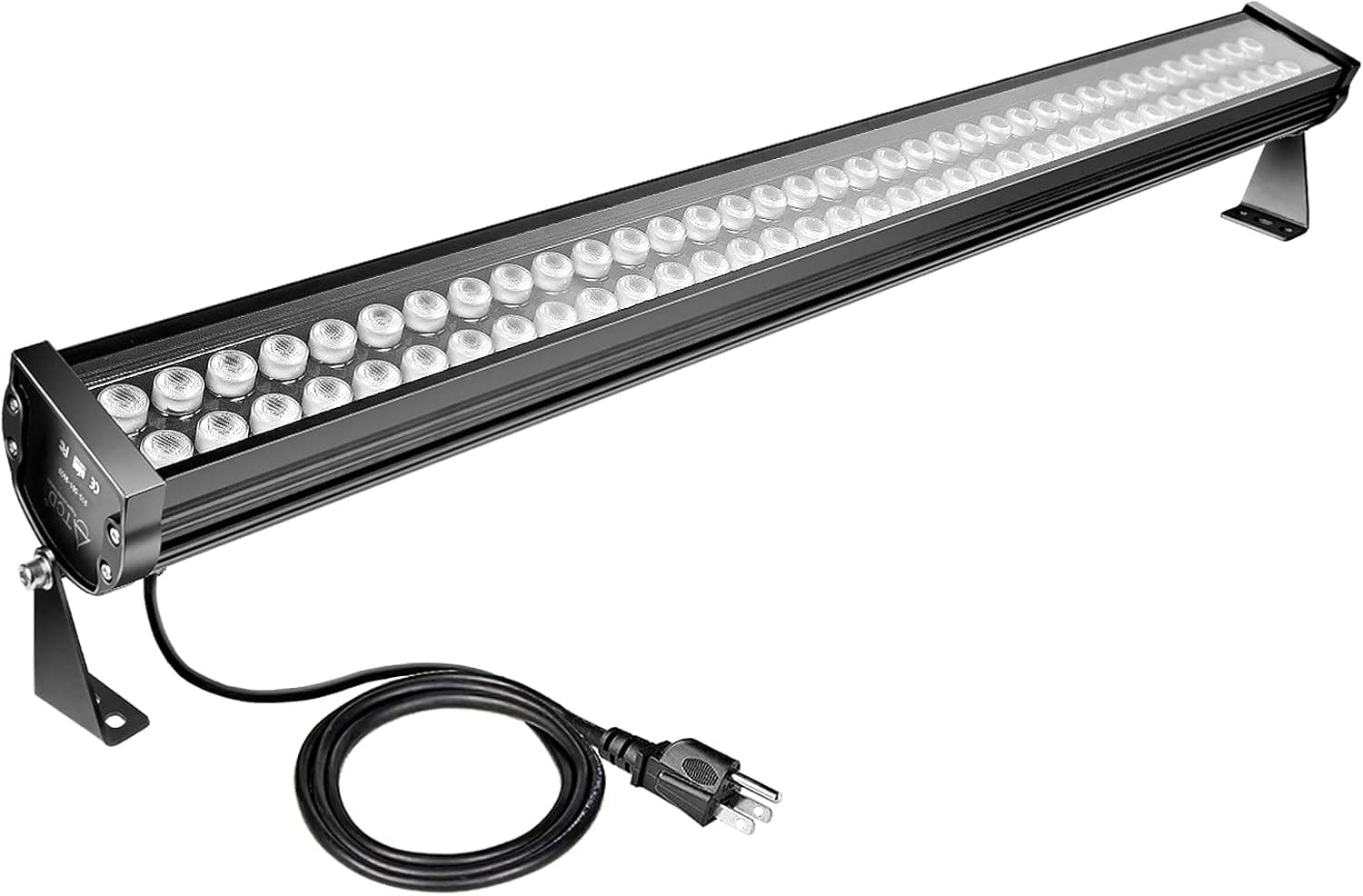 ATCD 72W LED Wall Washer Light, 5000K Daylight White 40" Linear Strip Light, 120V LED Light Bar, IP65 Waterproof Outdoor LED Wall Washer Lights for Landscape, Church, Ads, Yard, Garden