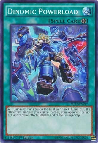 Yu-Gi-Oh!! - Dinomic Powerload (MP16-EN217) - Mega Pack 2016 - 1st Edition - Common