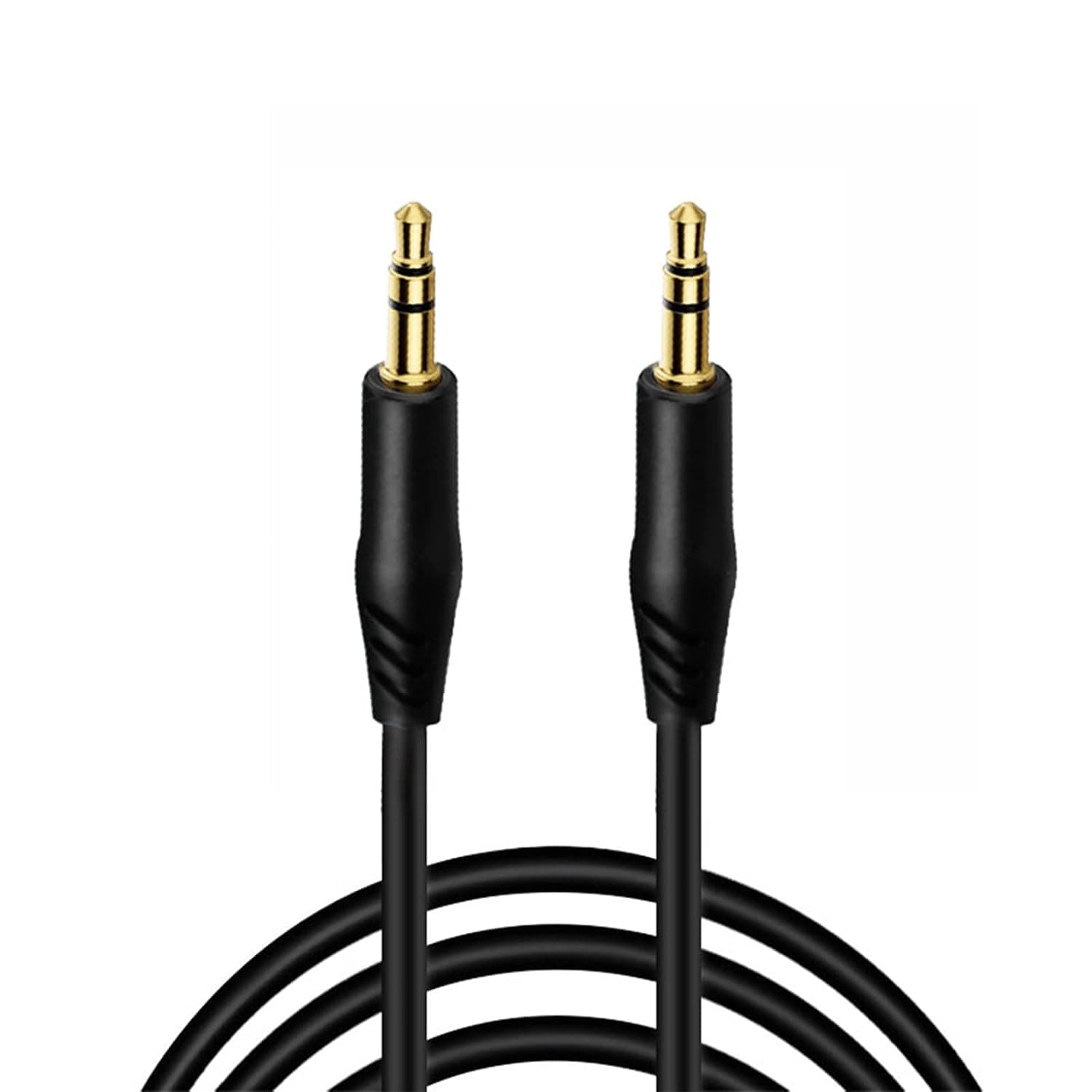 targeal 3.5mm Audio Aux Cable, Extension Male to Male Extension Cord, Compatible with Headphones, iPods, iPhones, iPads, Home/Car Stereos, 3.3FT, Black