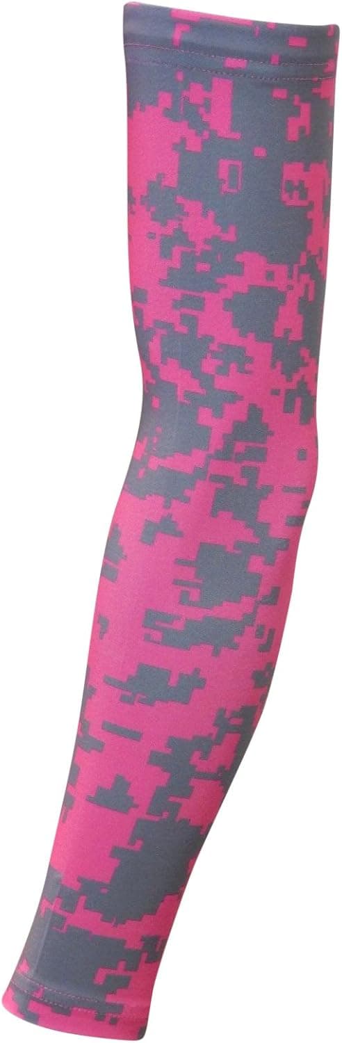 SportsFarm NEW! - Pink & Gray Digital Camo Arm Sleeve