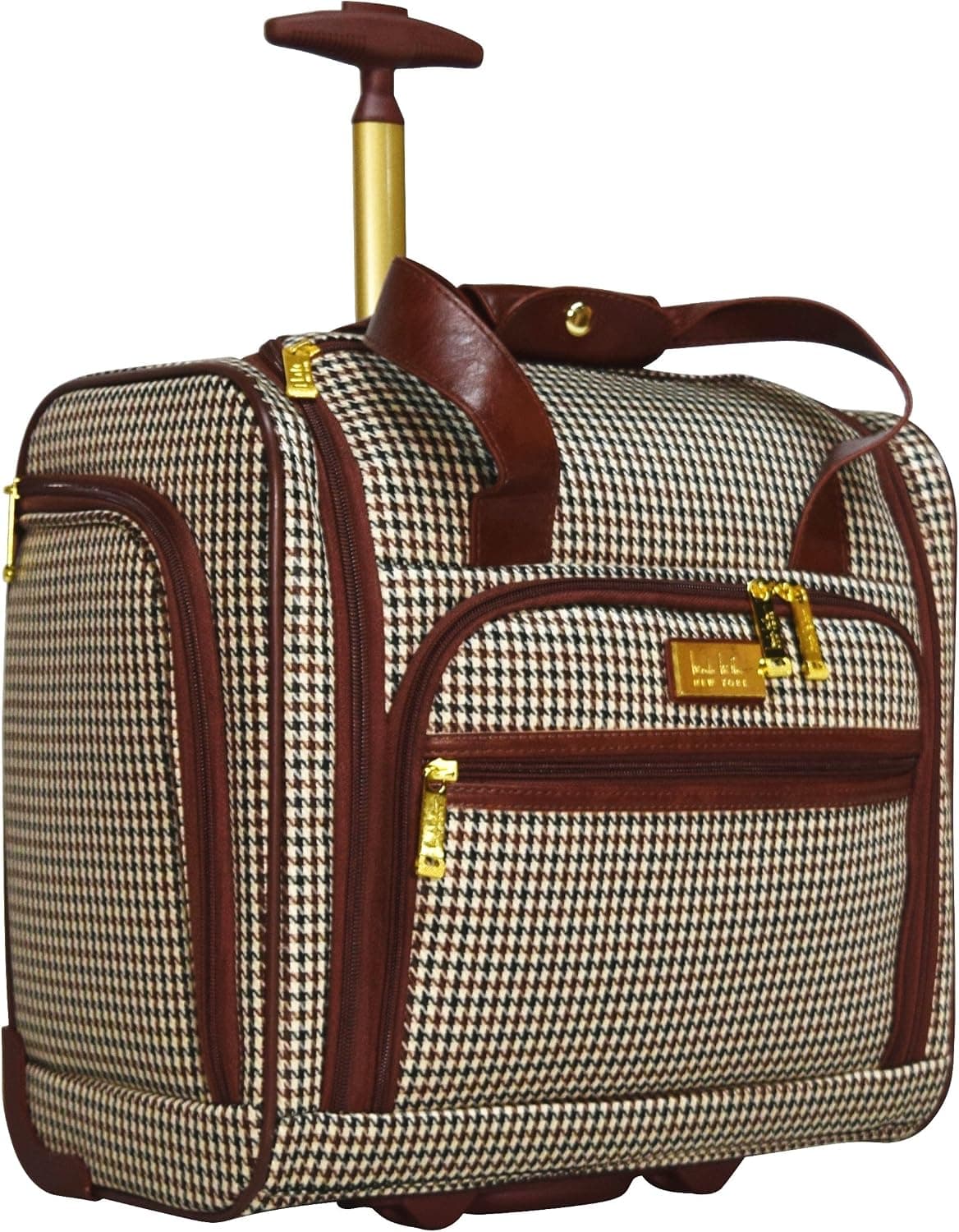Nicole Miller Taylor Collection 15" Under Seat Bag (Taylor Brown Plaid)