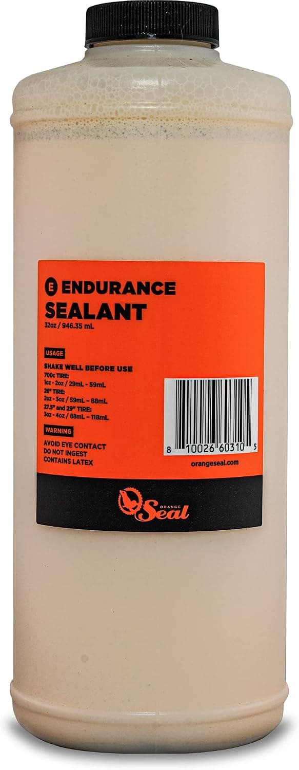 Orange Seal - Endurance Formula Tubeless Bike Tire Sealant | Long Lasting, Fast Sealing | for MTB, Road, CX and Gravel Bicycle Tires