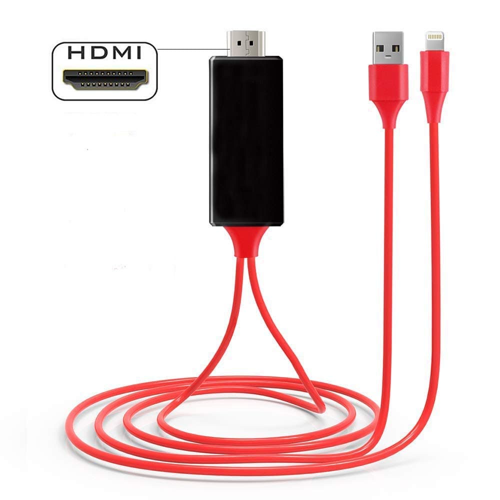 Compatible with iPhone to HDMI Adapter Cable, Autokcan Phone to TV Cable,HDMI Digital AV Adapter 1080P HDTV Cord Converter for iPhone Xs Max XR X 8 7 6 Plus iPad Pro Air Mini iPod