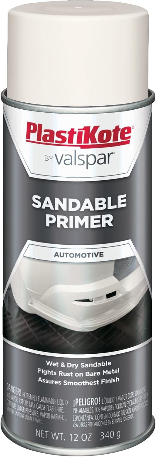 PlastiKote T-237 White Sandable Primer Enamel - 12 oz.
