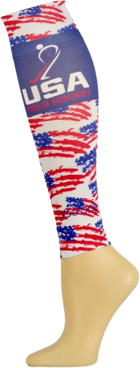 Hocsocx Leg Sleeves Sports UNDER Socks- One Size (Length 13") (USA FH 18)