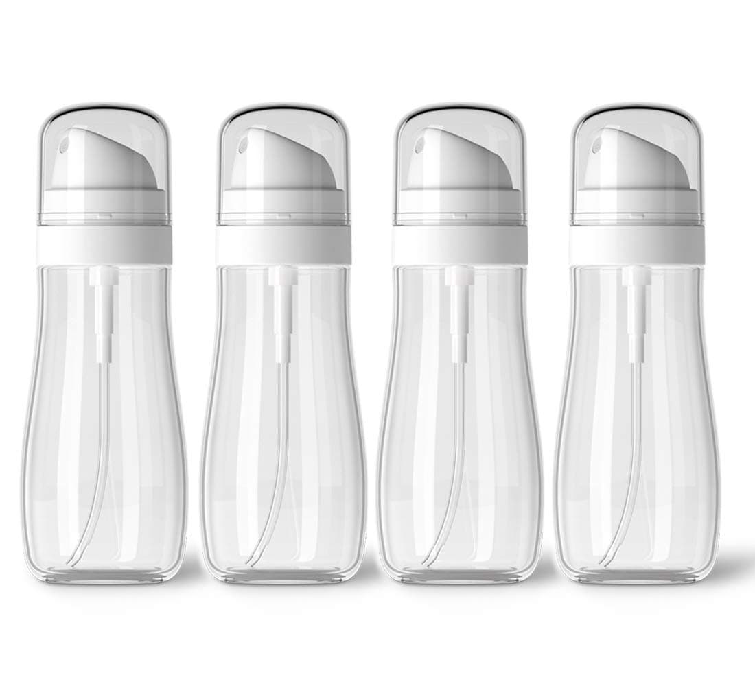 Sunland Empty Spray Bottles Travel Size bottles Small Plastic Bottles for Hair Liquids Fine Mist Spray Bottle Hand Sanitizer Bottles Refillable Bottle Container 100ml Pack of 4