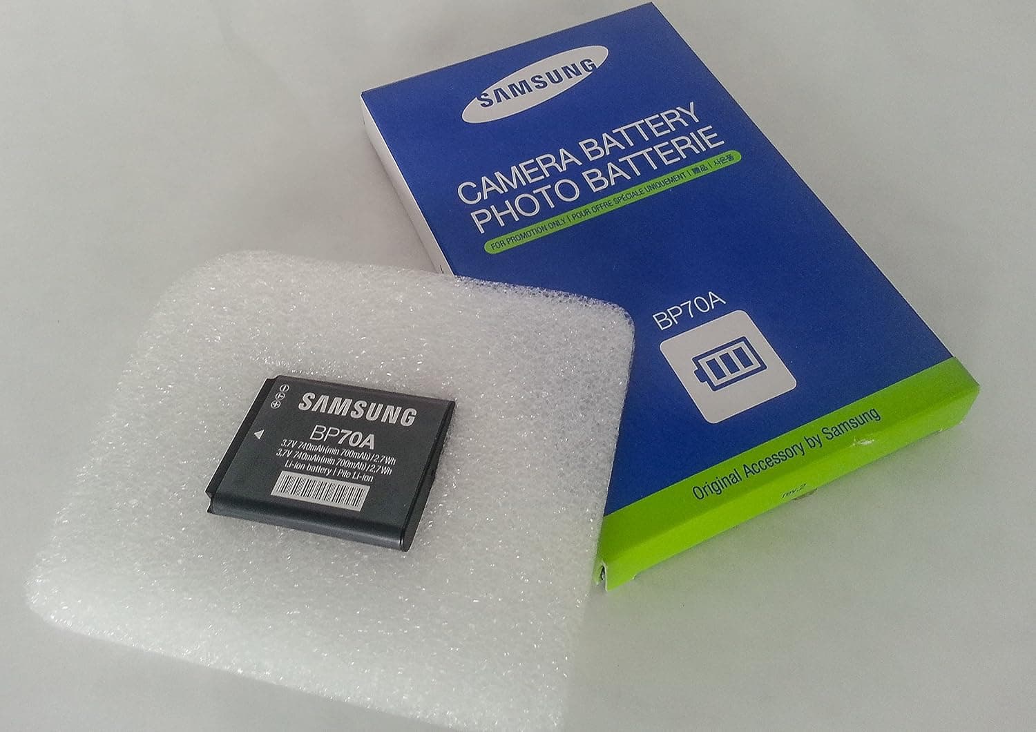 Camera Batteries By Samsung - BP70A battery spare at hand - high quality Lithium-Ion BP 70A Camera battery Genuine is reliable and features high stability verified through strict quality tests - guarantee