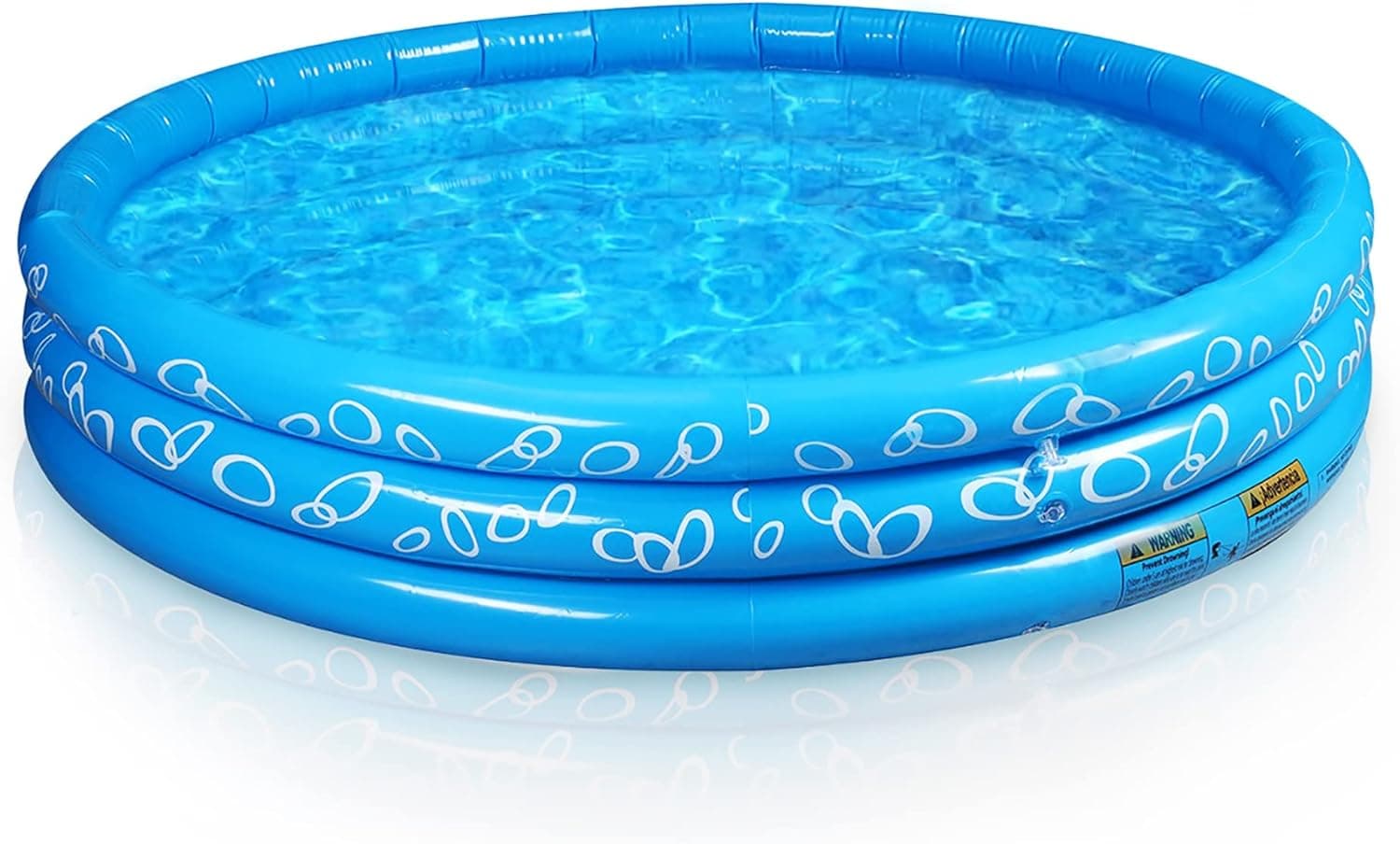 JAMBO Kiddie Pool- Inflatable Swimming Pool for Kids, Toddlers, and Baby | Doubles as a Ball Pit & Dog Pool | Great Splash Pool Backyard Water Toys