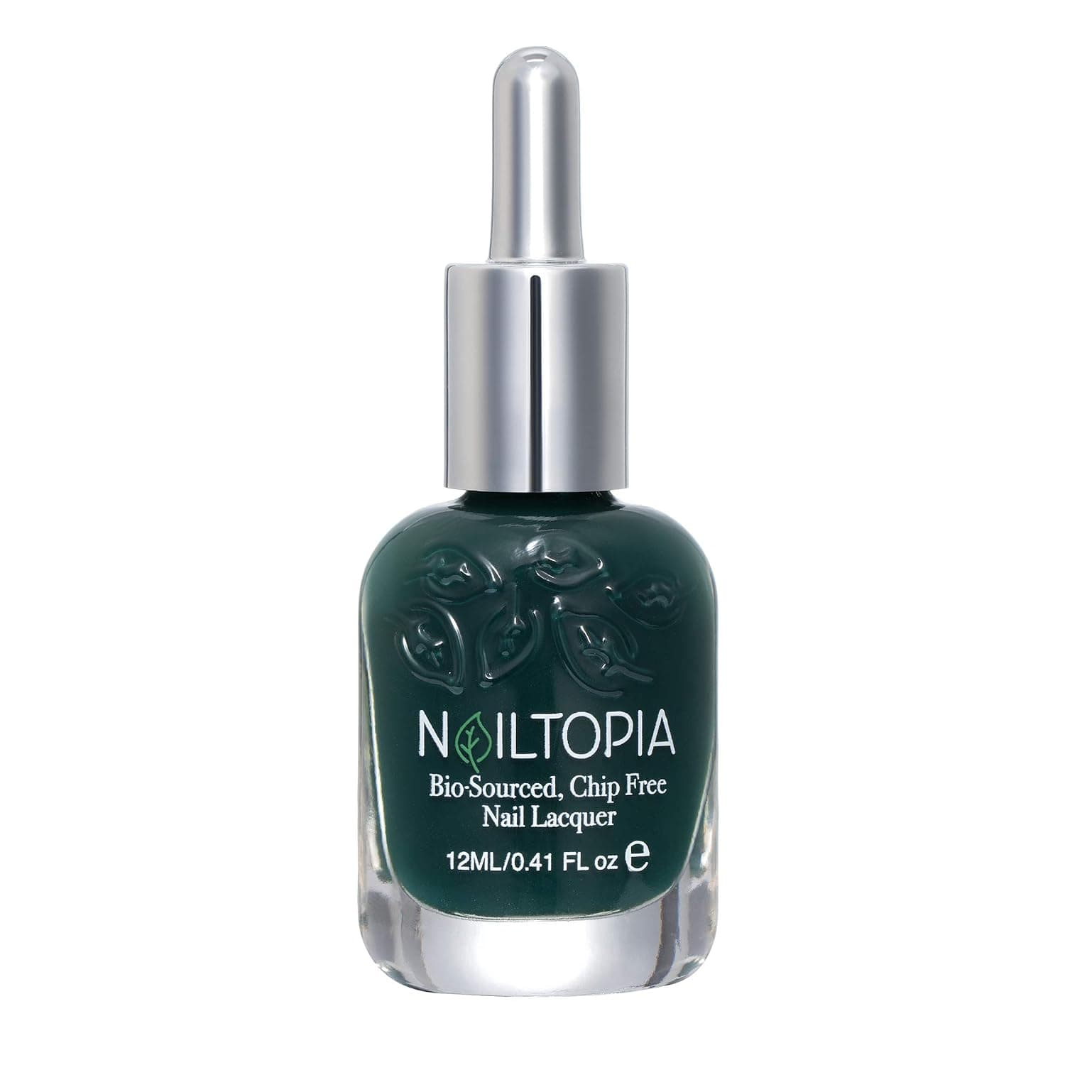 Nailtopia Bio-Sourced, Chip Free Nail Lacquer - All Natural, Strengthening Biotin and Superfood-Infused Polish - Chip Resistant Formula - Quick-Dry, Long Lasting Wear - Forest Hills - 0.41 oz