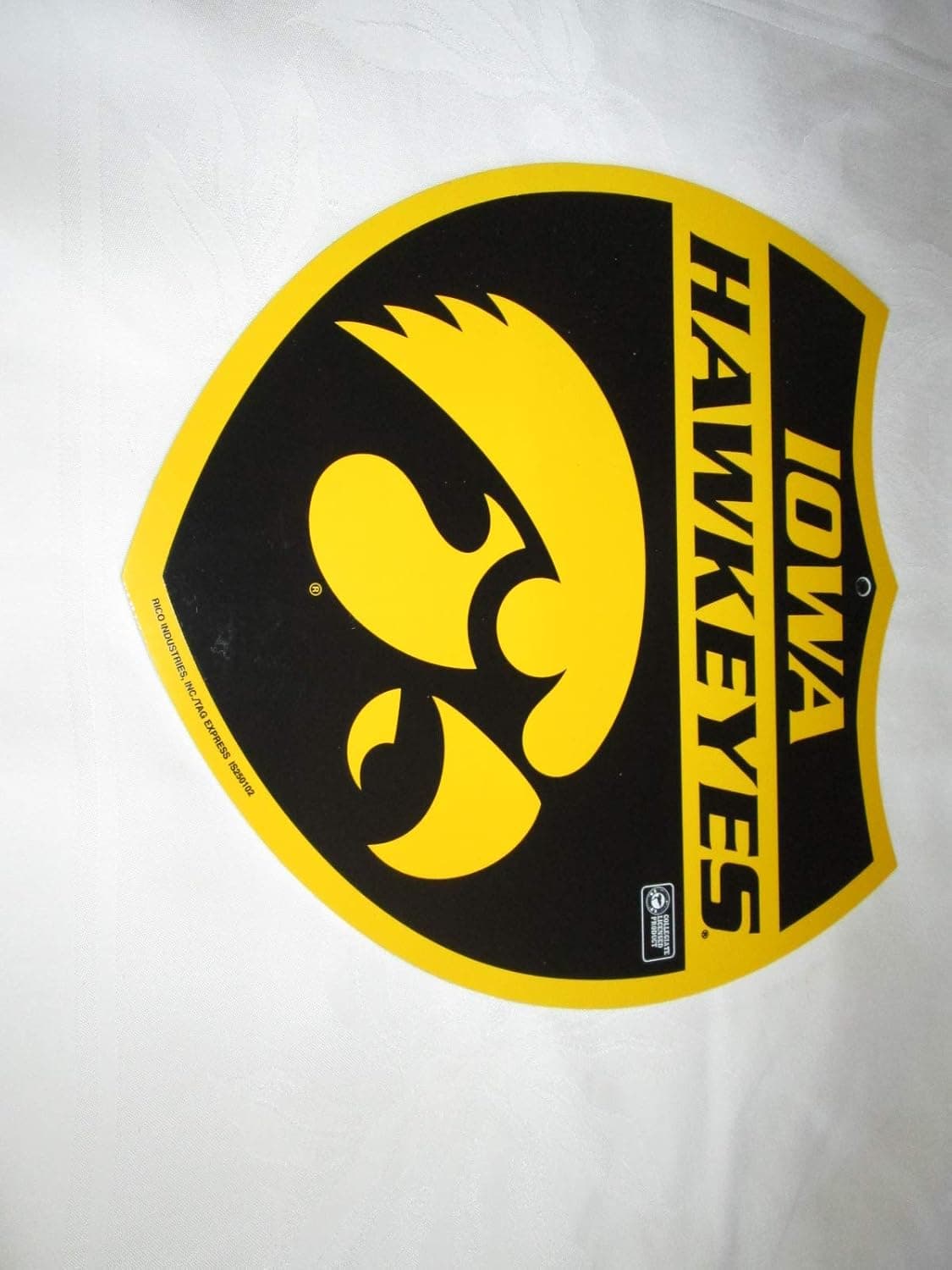 Rico Iowa Hawkeyes Plastic Interstate Sign