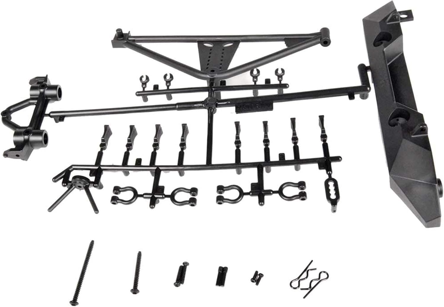 Axial Rear Bumper Tire Carrier SCX10 Poison Spyder JK, AXIC4349