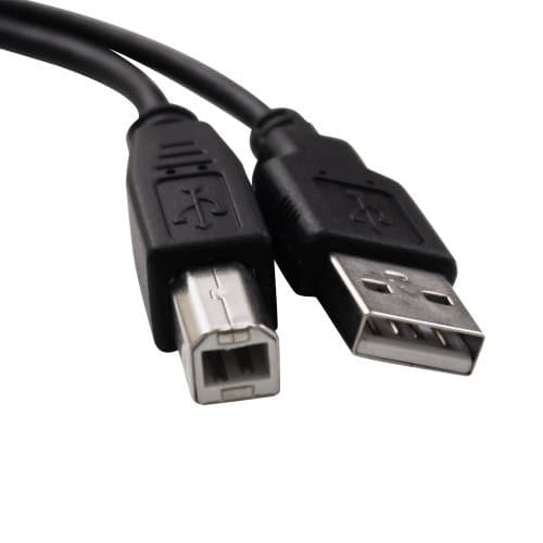 ReadyPlug USB Cable Compatible with HP Officejet 4630 e-All-in-One Printer B4L03A#B1H Printer (20 Feet, Black)
