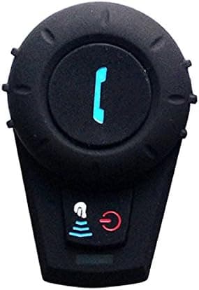 FreedConn Motorcycle Communication Systems, FDCVB Helmet Communication Bluetooth Headset for Motorbike Skiing Range-800M/2-3Riders Pairing/Black (1 Unit with Hard Cable)