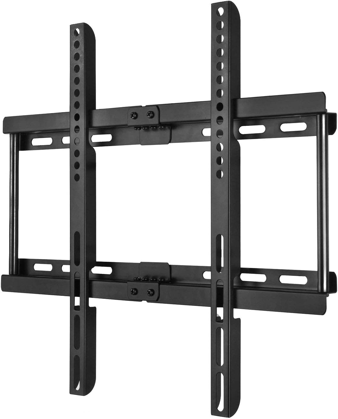 Happyjoy Ultra Slim TV Wall Mount Bracket for 23-55 Inch Flat LCD LED Plasma HDTV Smart TV, Max VESA 400x400mm, Bubble Level Included