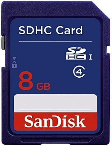 Sandisk Standard Flash Memory Card - 8 GB - SDHC (DV7766) Category: SD Memory Cards
