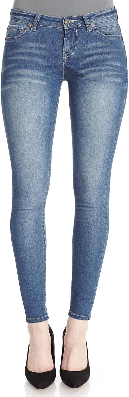 WallFlower Women's Juniors Ultra Fit Skinny Stretch Jeggings