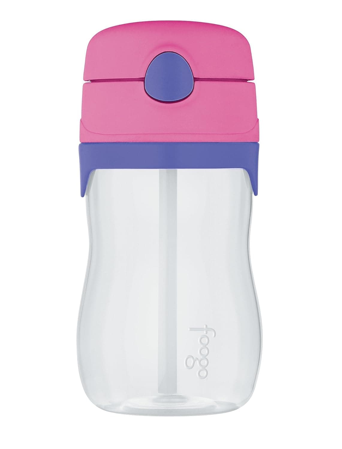 Thermos Foogo 11-Ounce Straw Bottle, Pink/Purple