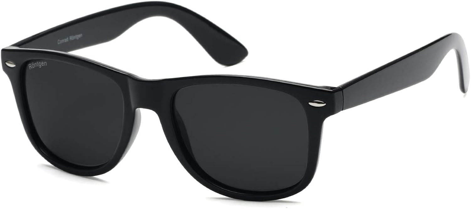 CONRAD RONTGEN Premium Polarized Sunglasses for Men Women Retro Square Frame