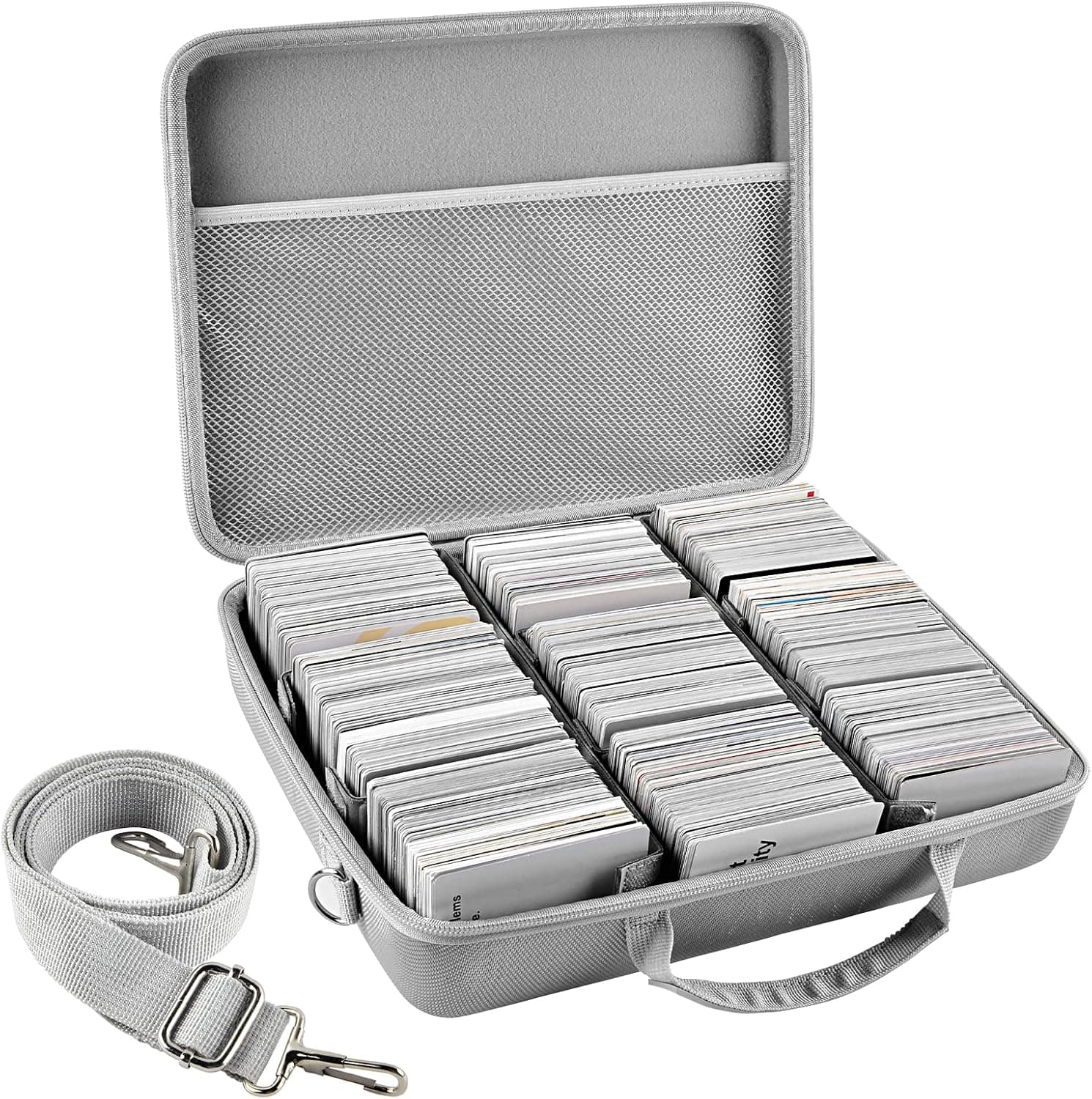PAIYULE Large Football Card Game Case Storage Holder for 2500+ Cards, Fits for Main Card for C. A. H, Baseball Basketball Sport Card Box for PM TCG, for TMG,and More Card Games-(Bag Only)