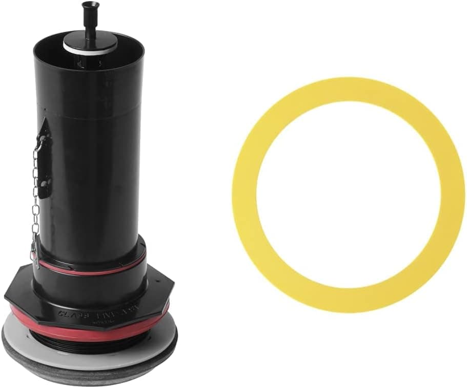 KOHLER GENUINE PART 1069722 3" Toilet Flush Valve Kit, Black & Genuine Part Gp1059291 Canister Seal