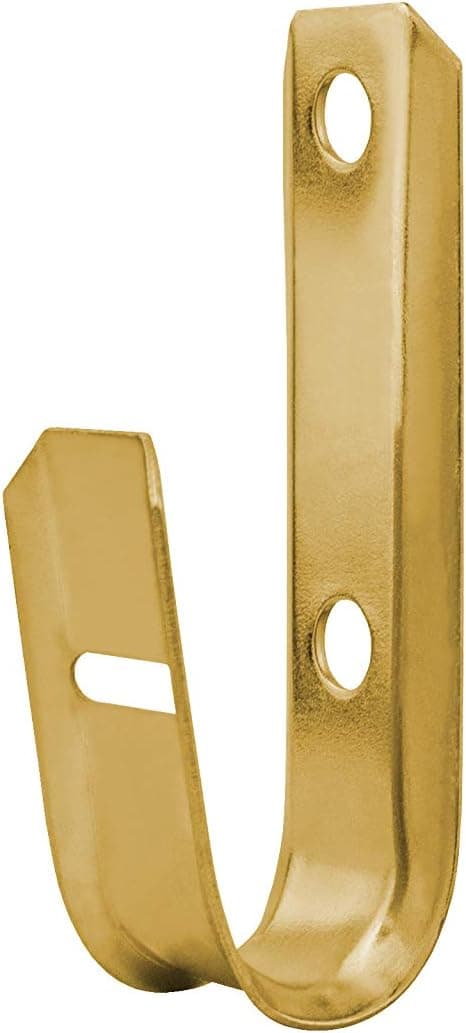 3/4 Inch Heavy Duty Metal Cable & Wire Support J-Hook Hangers for Wall Mounting & Attaching to Vertical Surfaces for Cable & Wire Management