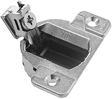 Blum 33.3600x15S 33.3600 Compact 33 Screw on 110 Degree Opening Face Frame Hinge, Zinc Die-Cast (Pack of 15 with Screws), Nickel Finish