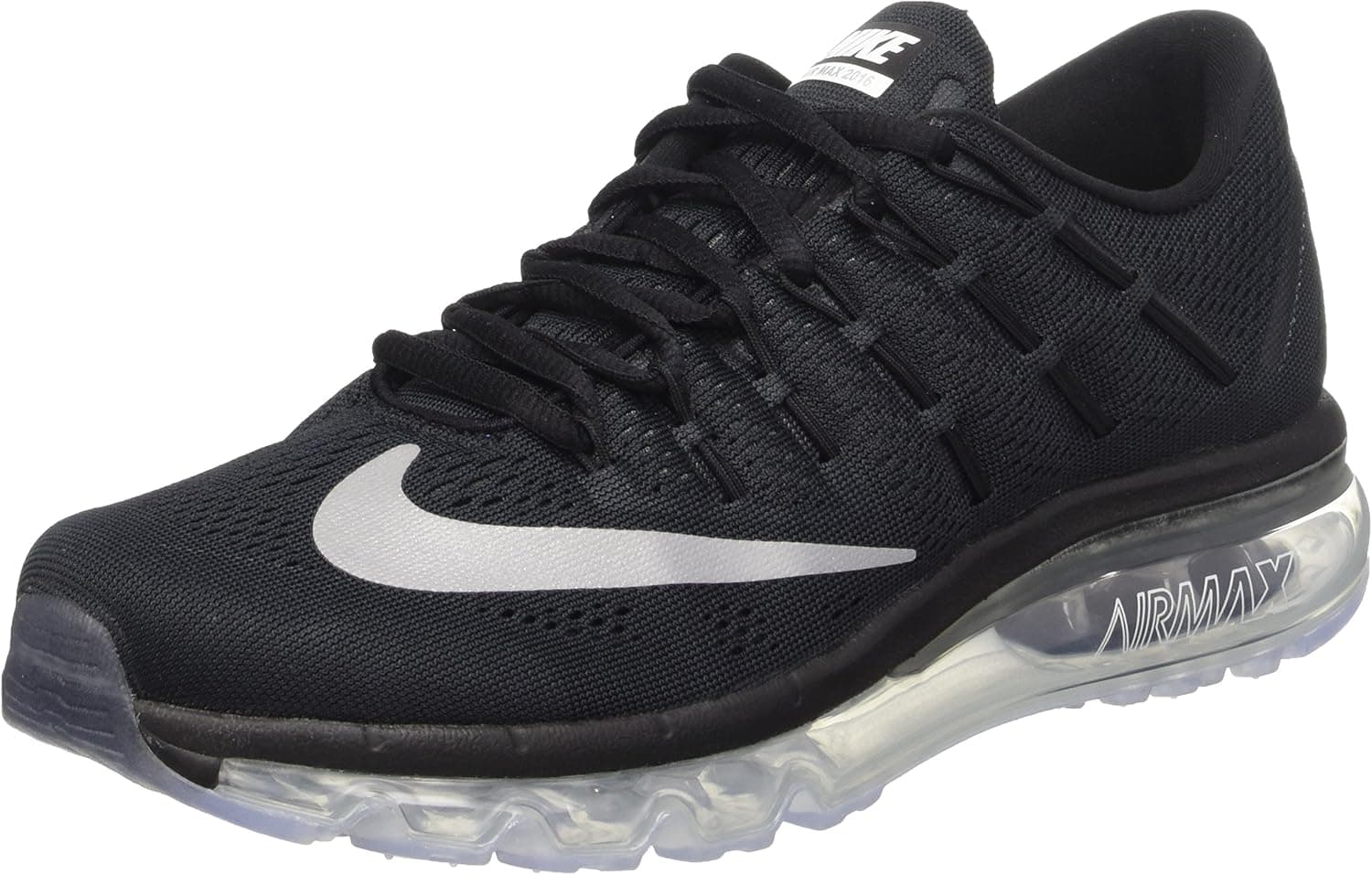 Nike AIR MAX 2016 womens running-shoes 806772-001_8.5 - BLACK/WHITE