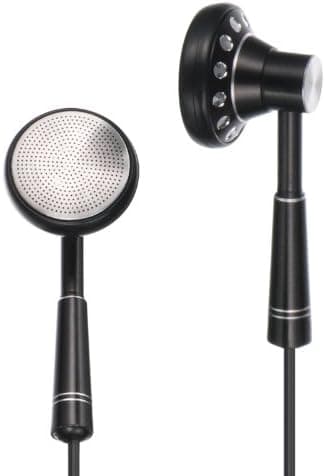 Dream Wireless Diamond Trumpet 3.5mm Jack 48-Inch Cable Earphones with Mic - Retail Packaging - Black