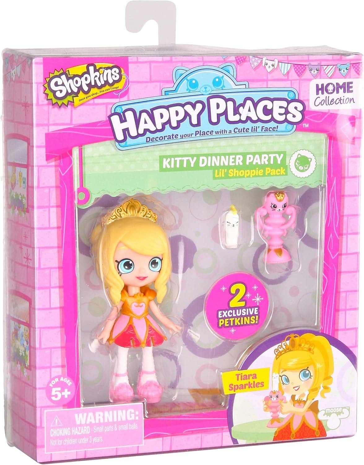 Shopkins Happy Places Single Pack Tiara Sparkles Doll