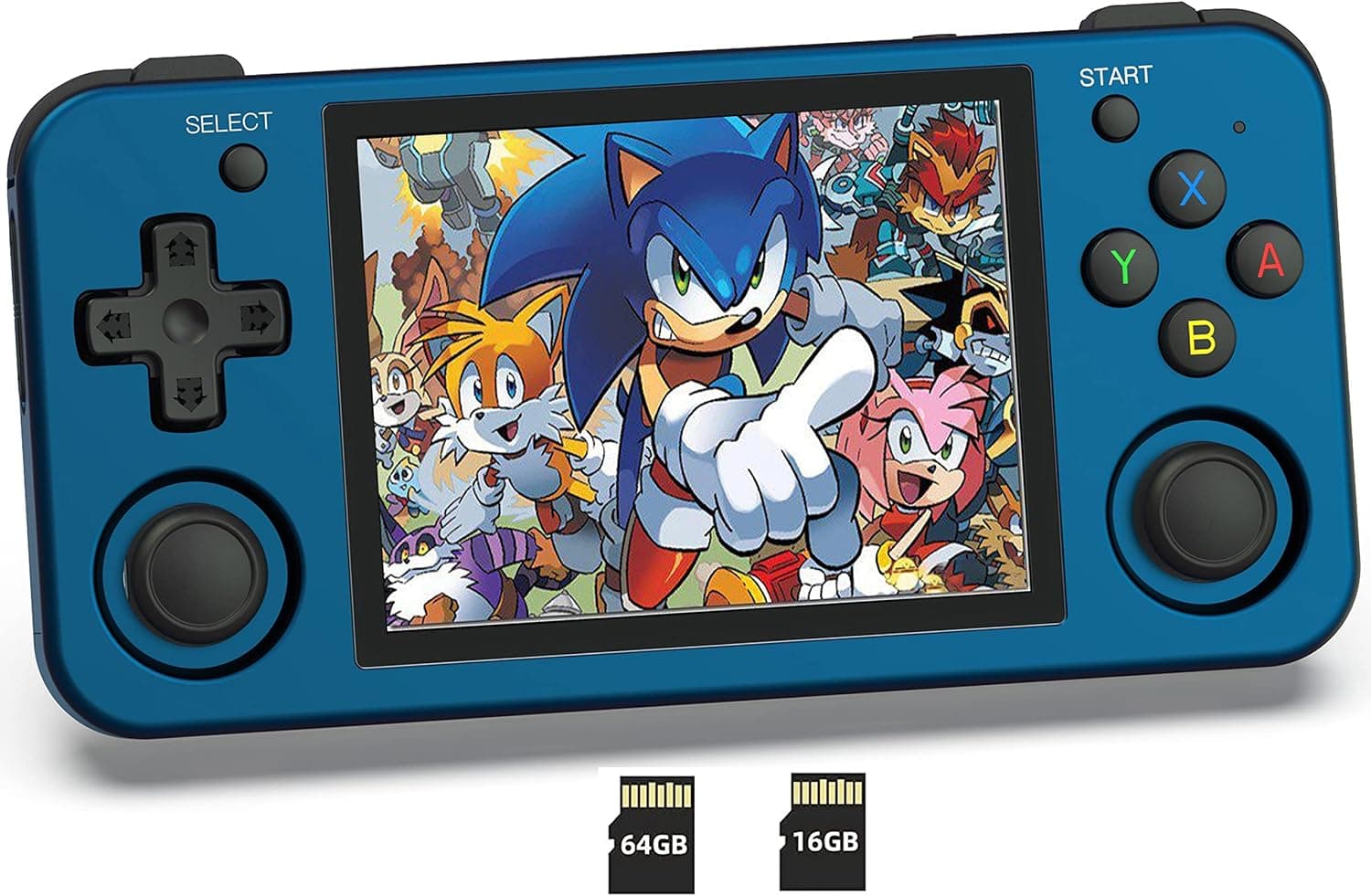 RG353M Handheld Game Console , Aluminum Alloy CNC Process Dual OS Android 11 + Linux System Support 5G WiFi 4.2 Bluetooth Built-in 64G SD Card 4452 Games