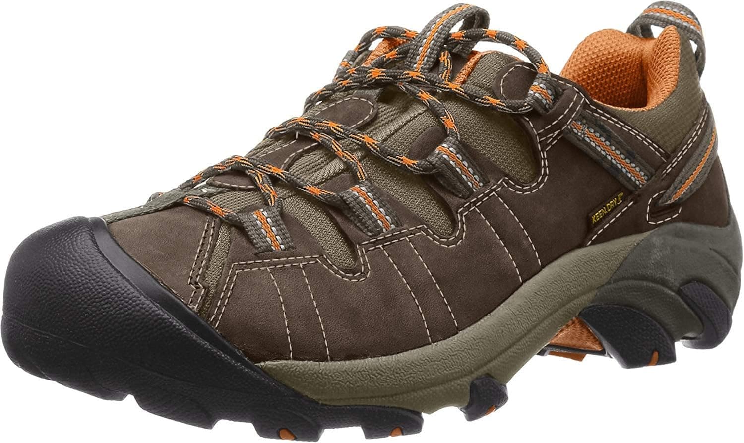 KEEN Men's Targhee II Hiking Shoe,  Bungie Cord/Burnt Orange - 11 D(M) US