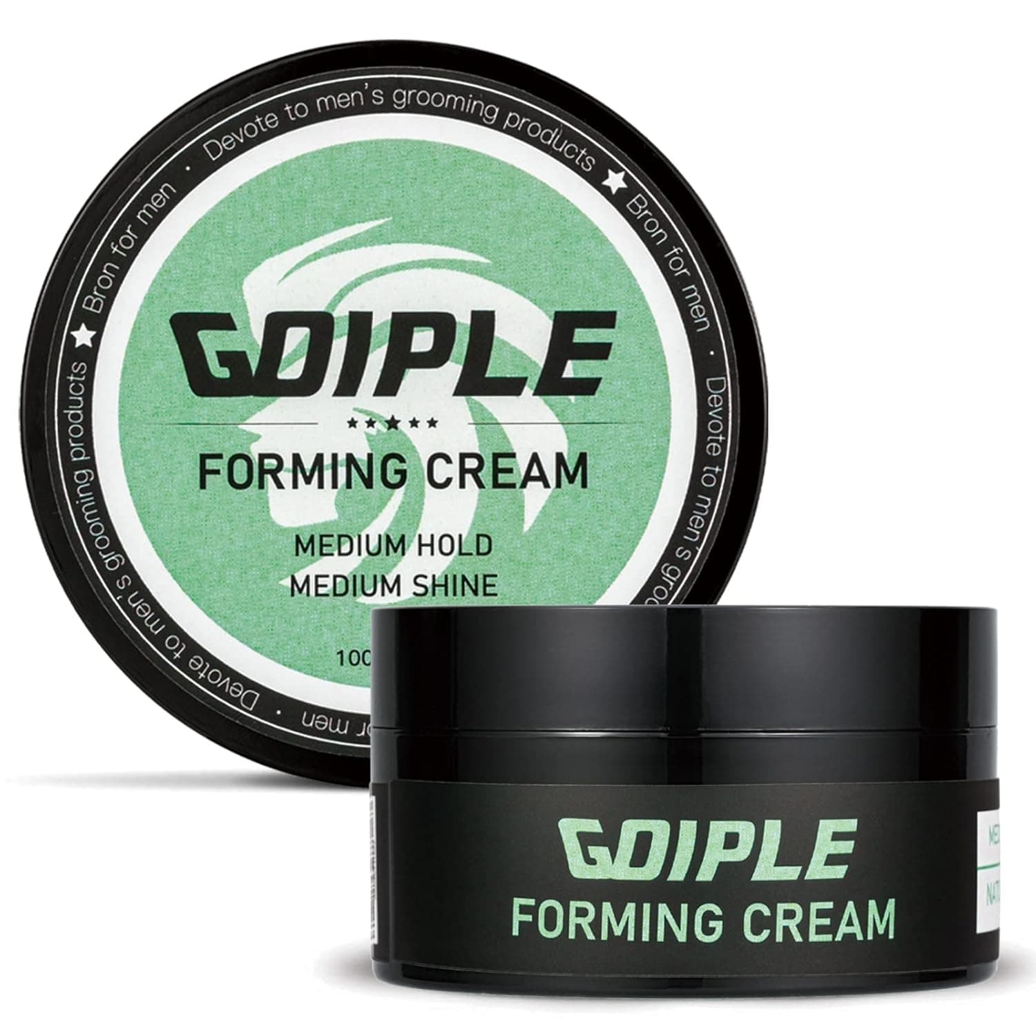 Hair Forming Cream - Mens Hair Shaping Cream for Medium Hold Medium Shine - Hair Cream for Men -Hair Styling Gel for All Hair Types Long-Lasting Hold 3.5oz
