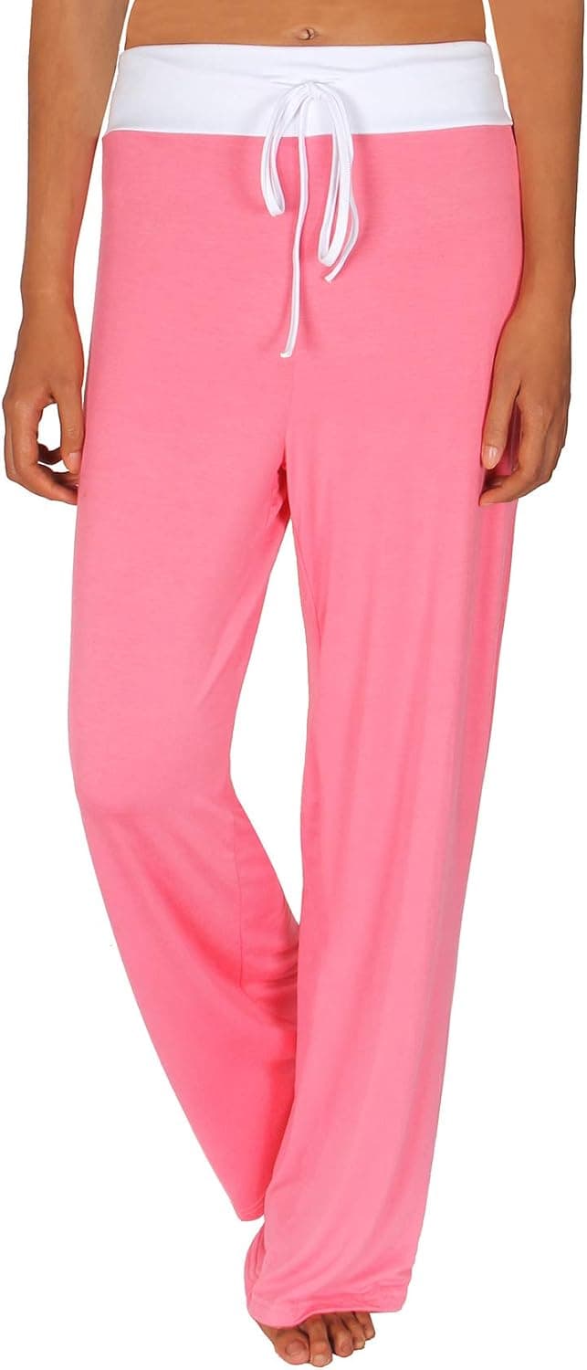 Artfish Women's Loose Baggy Yoga Palazzo Pants Floral Printed Lounge Flowy Beach Pants