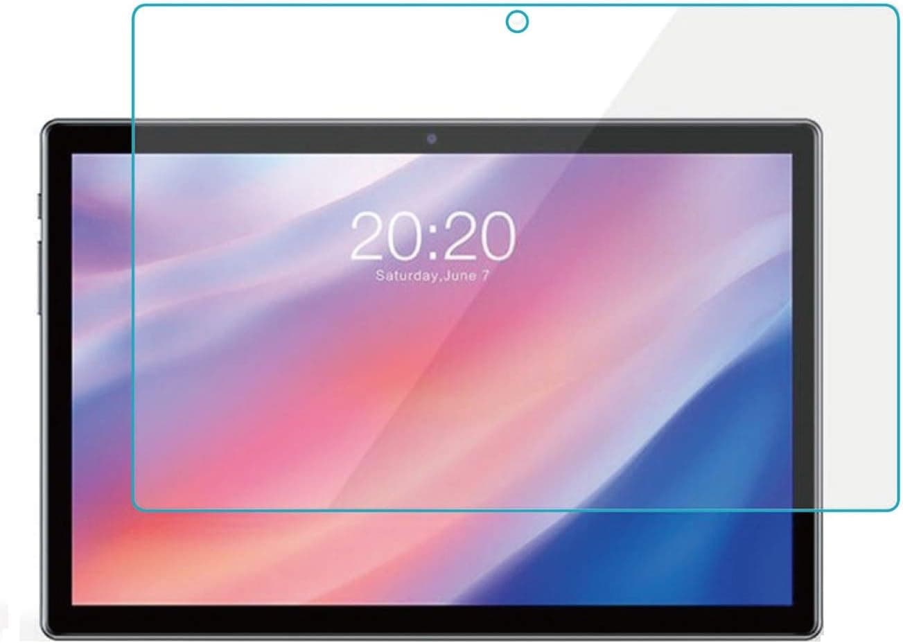 Screen Protector for Gowin Tablet 10.1 Inch, DUODUOGO Tablet 10.1 inch, Maitai Tablet 10 inch (MT-107), MANJEE Tablet 10 inch, ANTEMPER 10 Inch Tablet [ Touch Sensitive ] 9H Hardness Tempered Glass Screen Protector for Dicekoo tablet 10 inch (White)