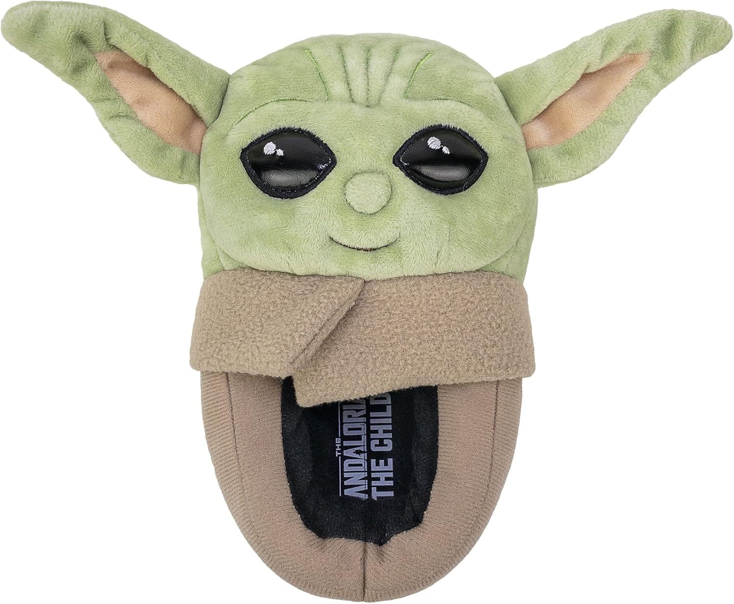 STAR WARS The Mandalorian, Grogu Baby Yoda Boys Slipper Full Body, Kids Size 11/12 to 4/5