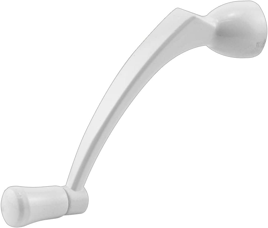 PRIME-LINE 174642, White, 3/8 Pella Crank Handle, Special Deep Spline Socket (Single Pack)
