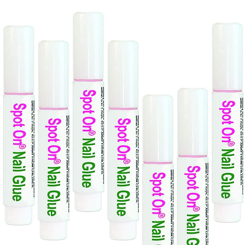 Spot On Premium Acrylic Nail Tip Glue 7 pcs - Made in The USA